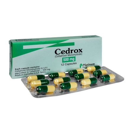 Platinum Pharmaceuticals Cedrox Capsule, 500mg, 12-Pack - Main Image