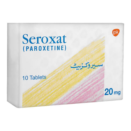 GSK Seroxat Tablet, 20mg, 10-Pack - Main Image