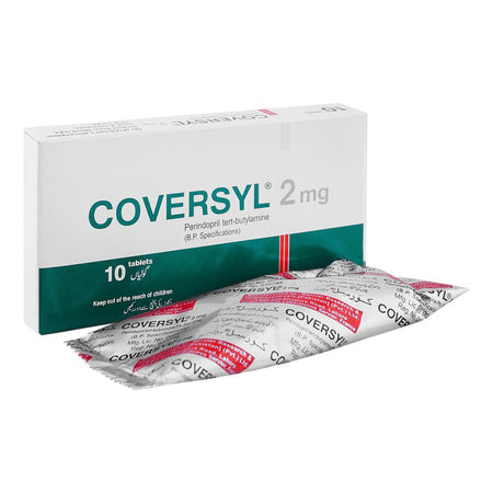 Servier Pharmaceuticals Coversyl Tablet, 2mg, 10-Pack - Main Image