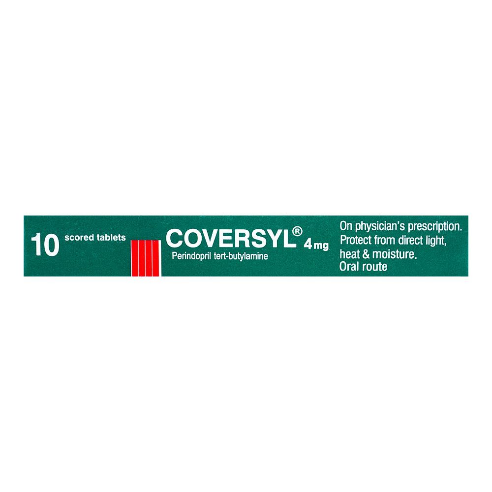 Servier Pharmaceuticals Coversyl Tablet, 4mg, 10-Pack - Image 3