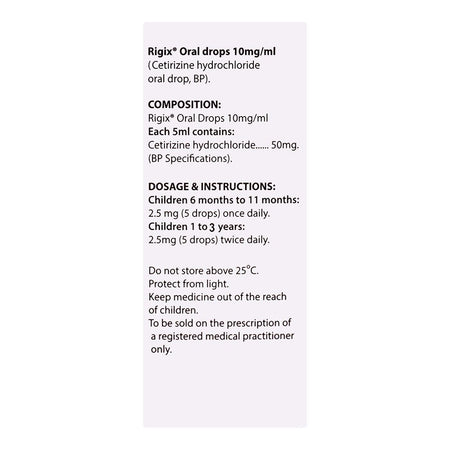 AGP Pharma Rigix Oral Drops, 10mg/ml, 15ml - Image 3