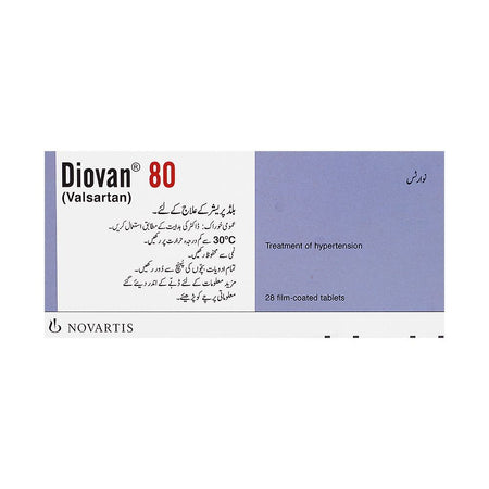 Novartis Pharmaceuticals Diovan Tablet, 80mg, 1-Strip - Image 3