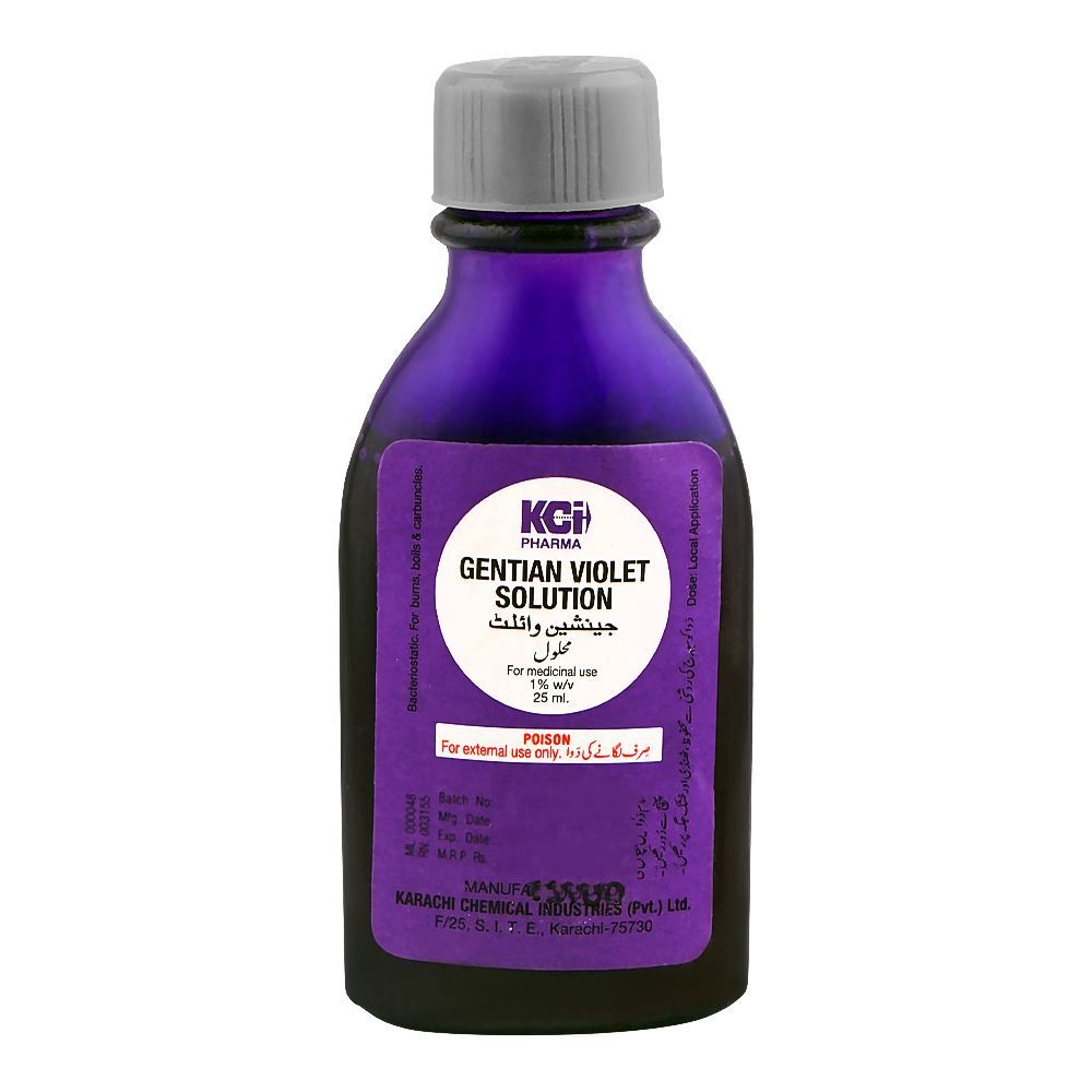 Karachi Chemical Gentian Violet Solution, 25ml - Main Image