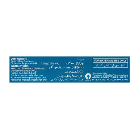 ATCO Laboratories Clobederm Cream, 10g - Image 3