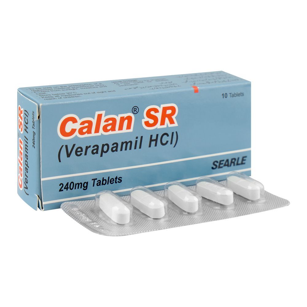 Calan Sr Tablets 240mg, Box (10 Tablets) - Main Image