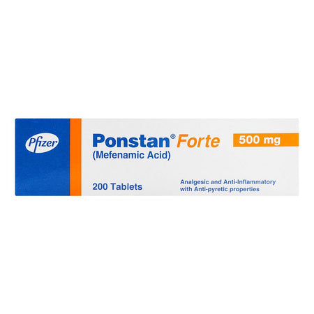 Pfizer Ponstan Forte Tablet, 500mg, 1-Strip - Image 2