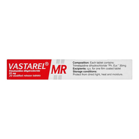 Servier Pharmaceuticals Vastarel MR Tablet, 35mg, 20-Pack - Image 3