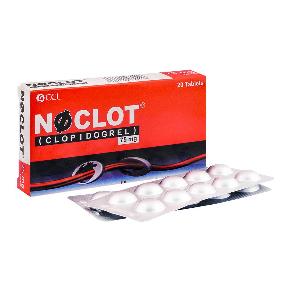 CCL Pharmaceuticals Noclot Tablet, 75mg, 20-Pack - Main Image