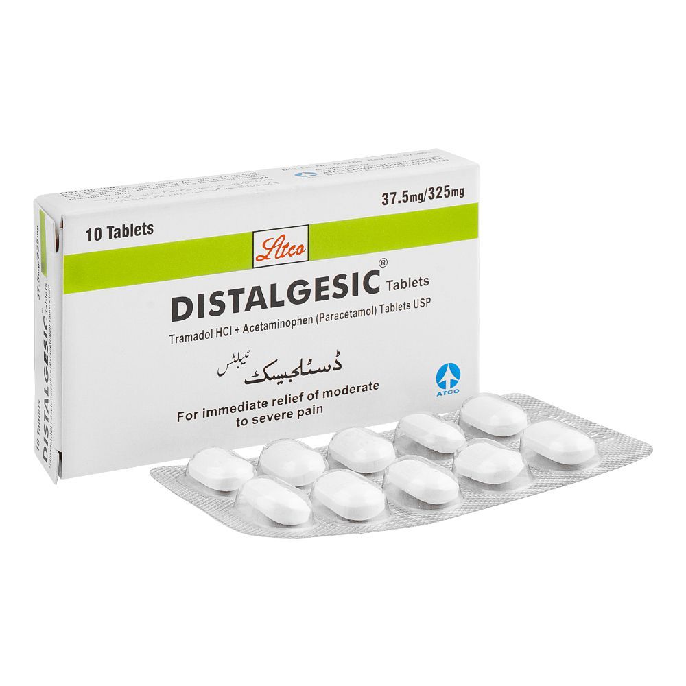 ATCO Laboratories Distalgesic Tablet, 37.5mg/325mg, 10-Pack - Main Image