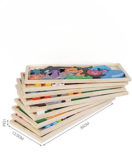 Wooden 3D Animals Puzzle Toy - image 8