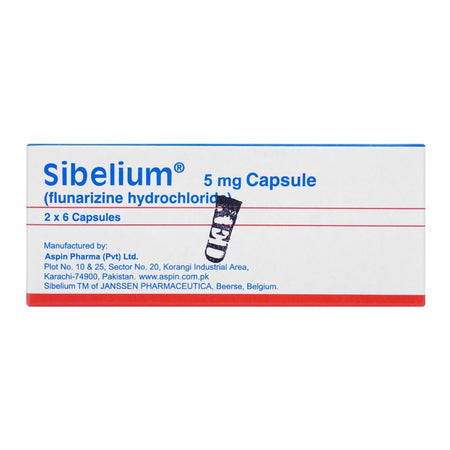 Aspin Pharma Sibelium Capsule, 5mg, 12-Pack - Image 2
