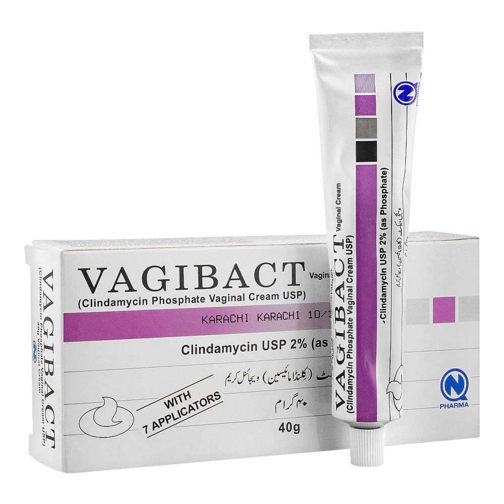 NabiQasim Vagibact Cream, With 7 Applicators, 40g - Main Image
