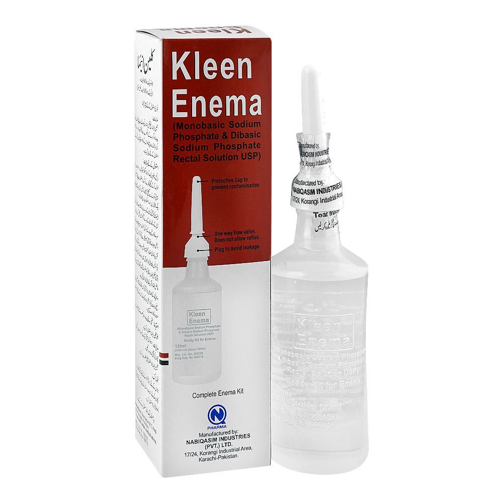 NabiQasim Kleen Enema Complete Kit, 135ml - Main Image