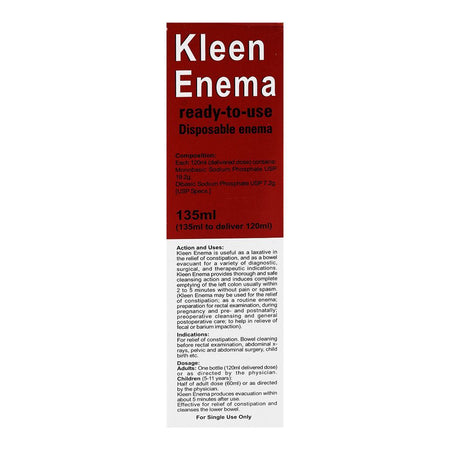 NabiQasim Kleen Enema Complete Kit, 135ml - Image 2