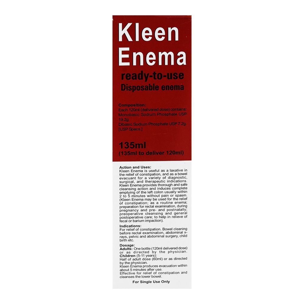 NabiQasim Kleen Enema Complete Kit, 135ml - Image 2
