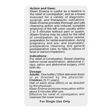NabiQasim Kleen Enema Complete Kit, 135ml - Image 6