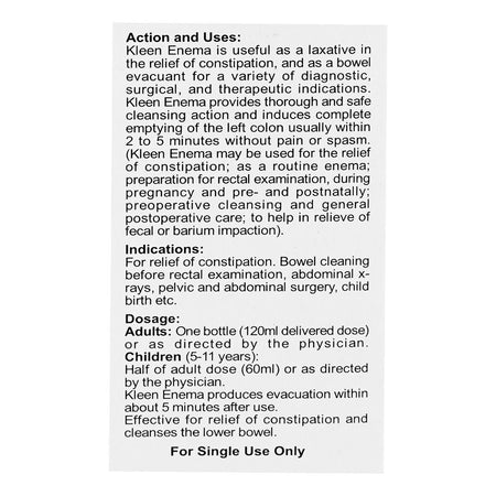NabiQasim Kleen Enema Complete Kit, 135ml - Image 7