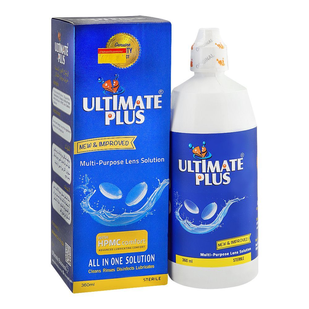 Ultimate Plus Multi-Purpose Lens Solution, 360ml - Main Image