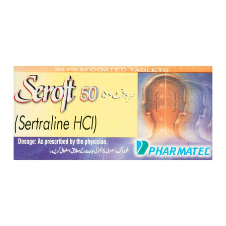 Pharmatec Seroft Tablet, 50mg, 30-Pack - Image 2