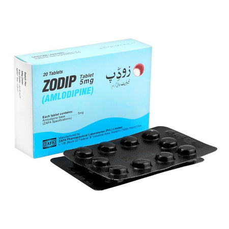 Zafa Pharmaceuticals Zodip Tablet, 5mg, 20-Pack - Main Image