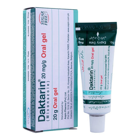 Aspin Pharma Daktarin Oral Gel, Sugar-Free, 20mg/g - Main Image