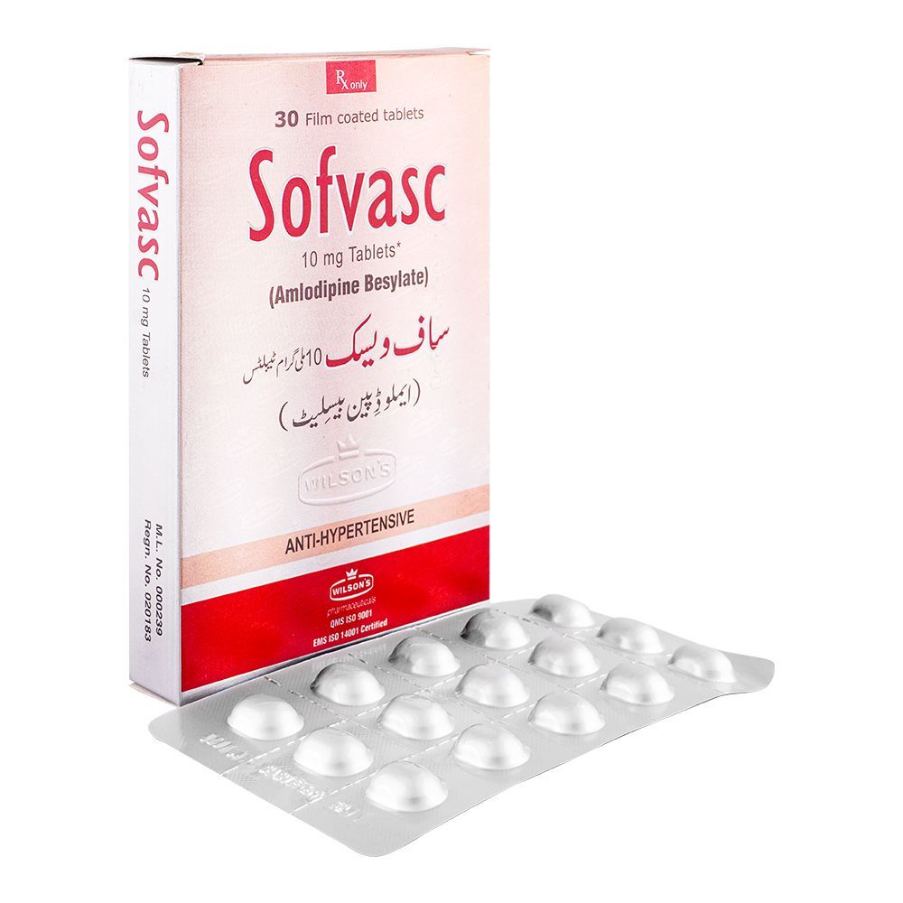 Wilson's Pharmaceuticals Sofvasc Tablet, 10mg, 30-Pack - Main Image