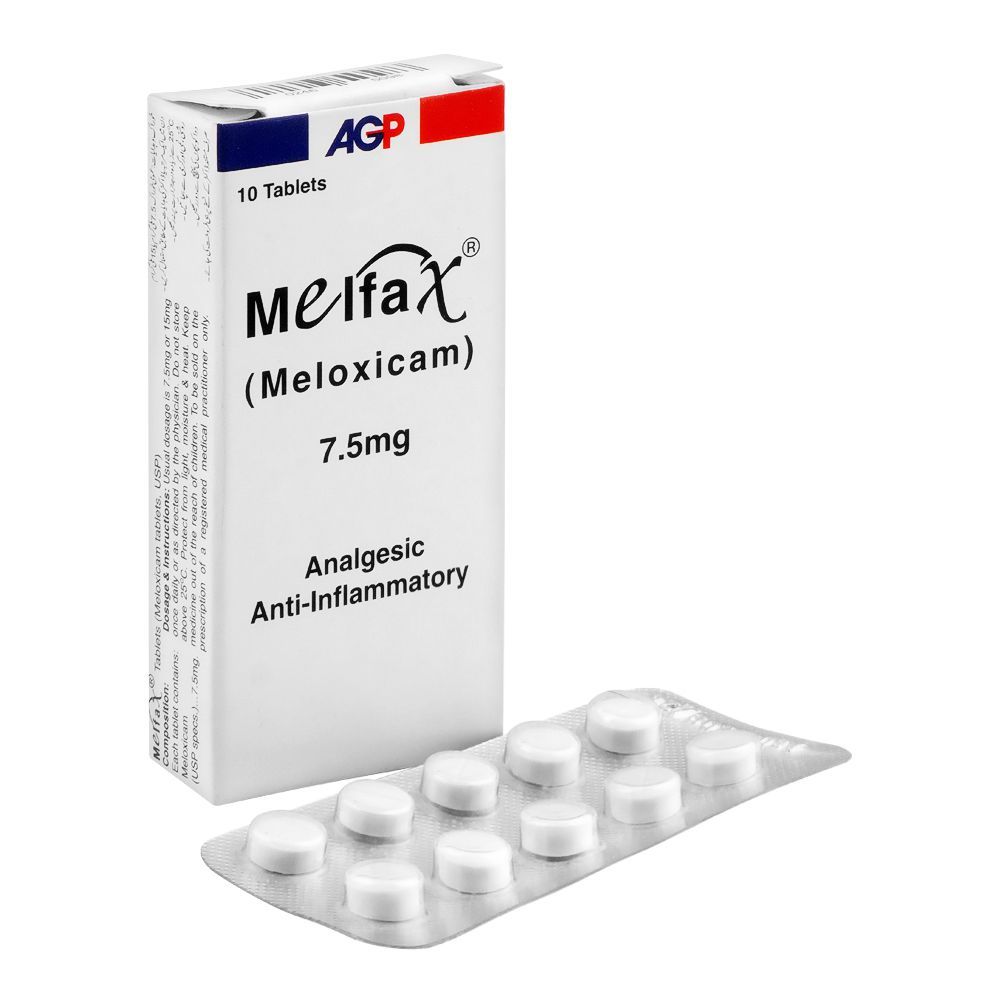 AGP Pharma Melfax Tablet, 7.5mg, 10-Pack - Main Image