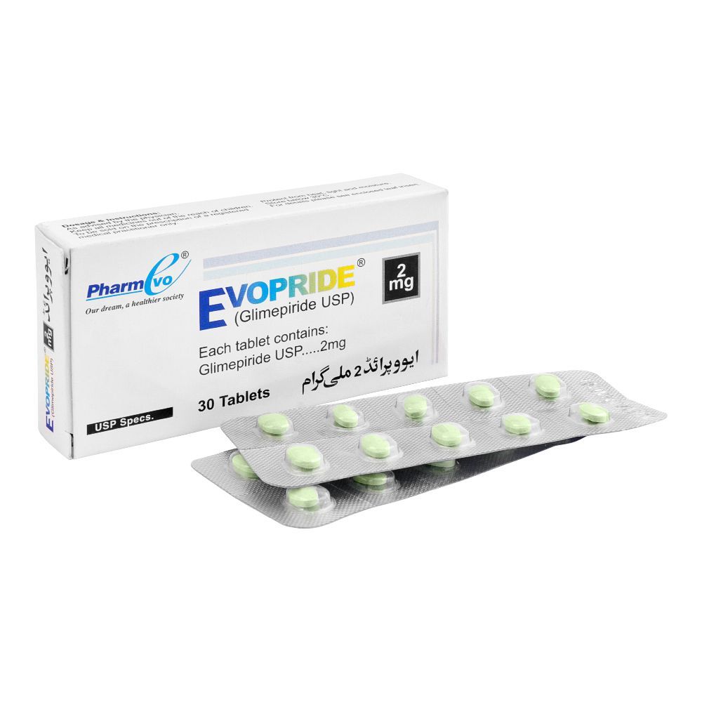 PharmEvo Evopride Tablet, 2mg, 30-Pack - Main Image