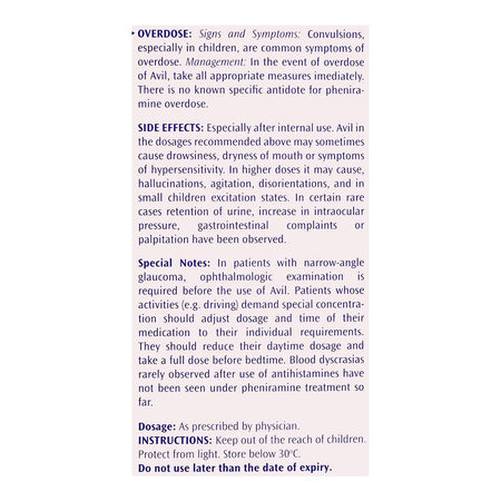 Avil Syrup, 90ml - Image 3