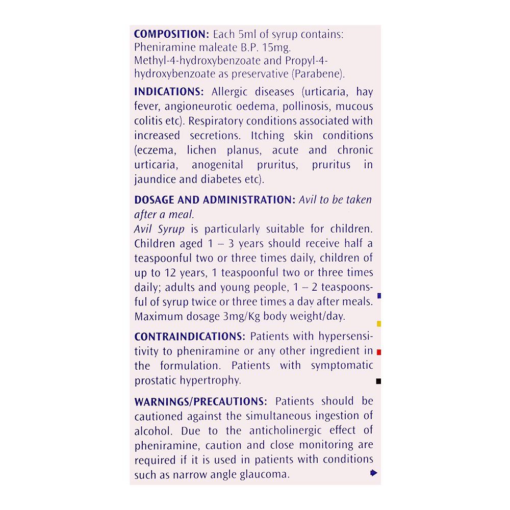 Avil Syrup, 90ml - Image 5