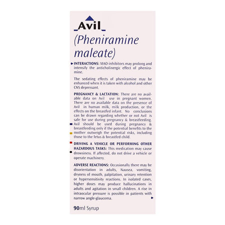 Avil Syrup, 90ml - Image 6
