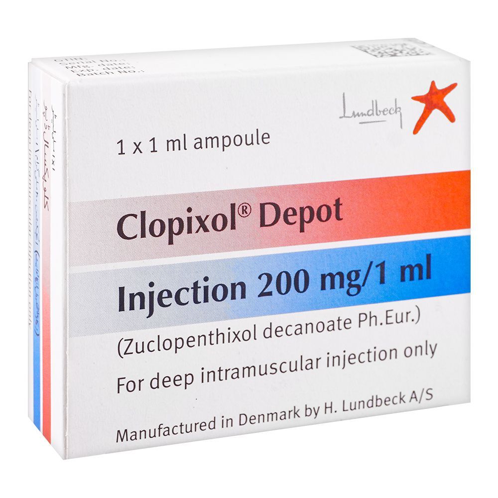 Lundbeck Pvt. Ltd. Clopixol Depot, 200mg/1ml, 1-Pack - Main Image