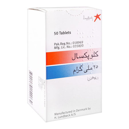 Lundbeck Pvt. Ltd. Clopixol Tablet, 25mg, 50-Pack - Main Image