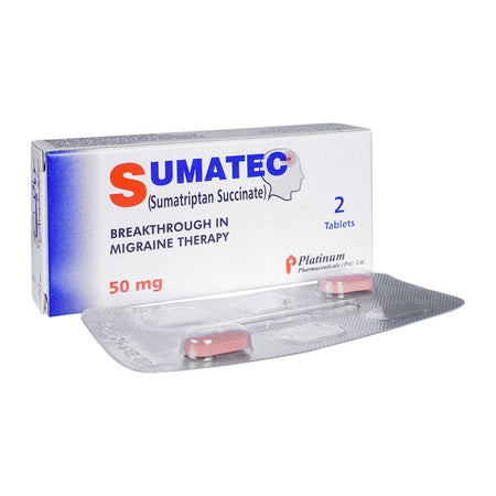 Platinum Pharmaceuticals Sumatec Tablet, 50mg, 2-Pack - Main Image
