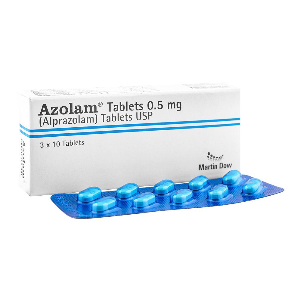 Martin Dow Azolam Tablet, 0.5mg, 30-Pack - Main Image