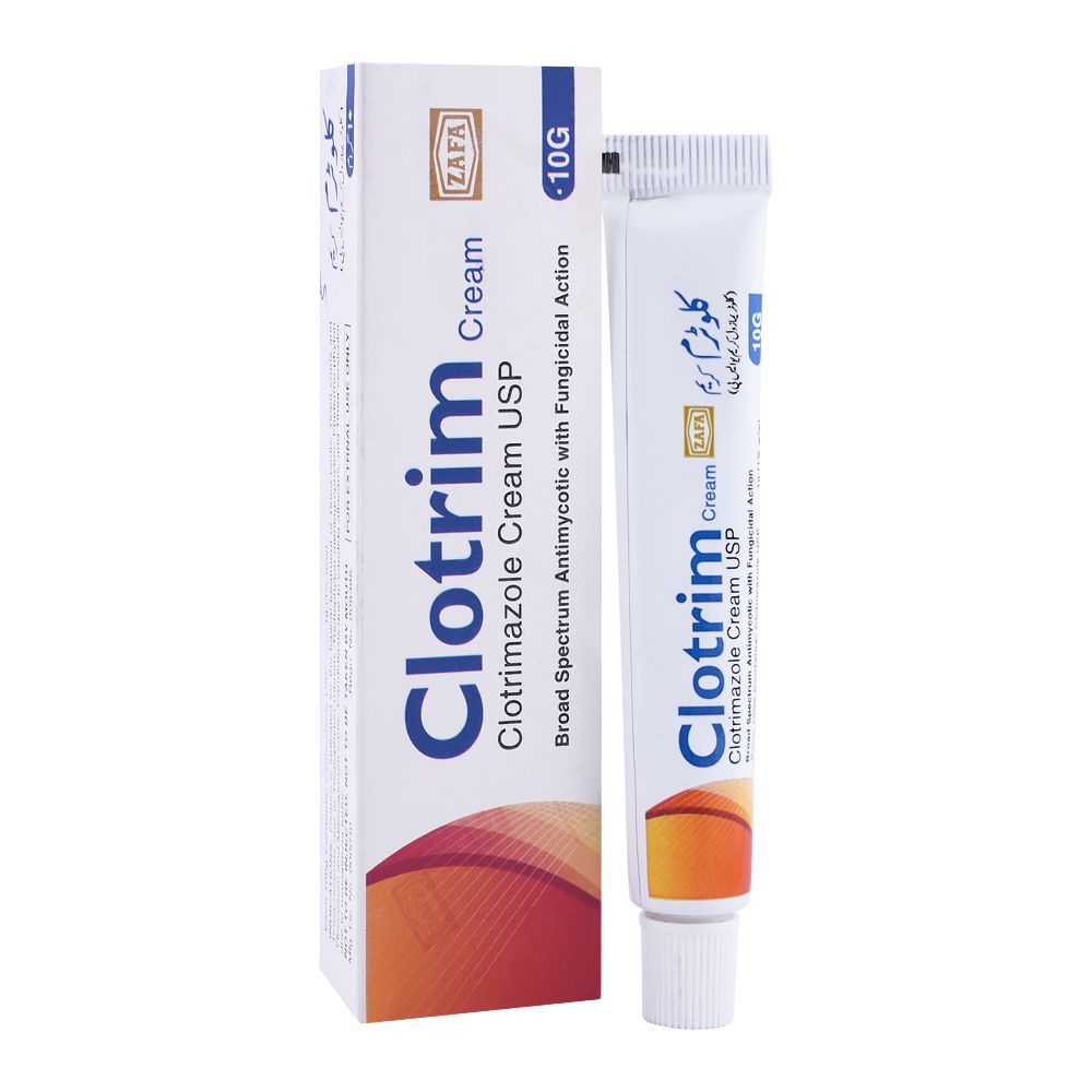 Zafa Pharmaceuticals Clotrim Cream, 10g - Main Image