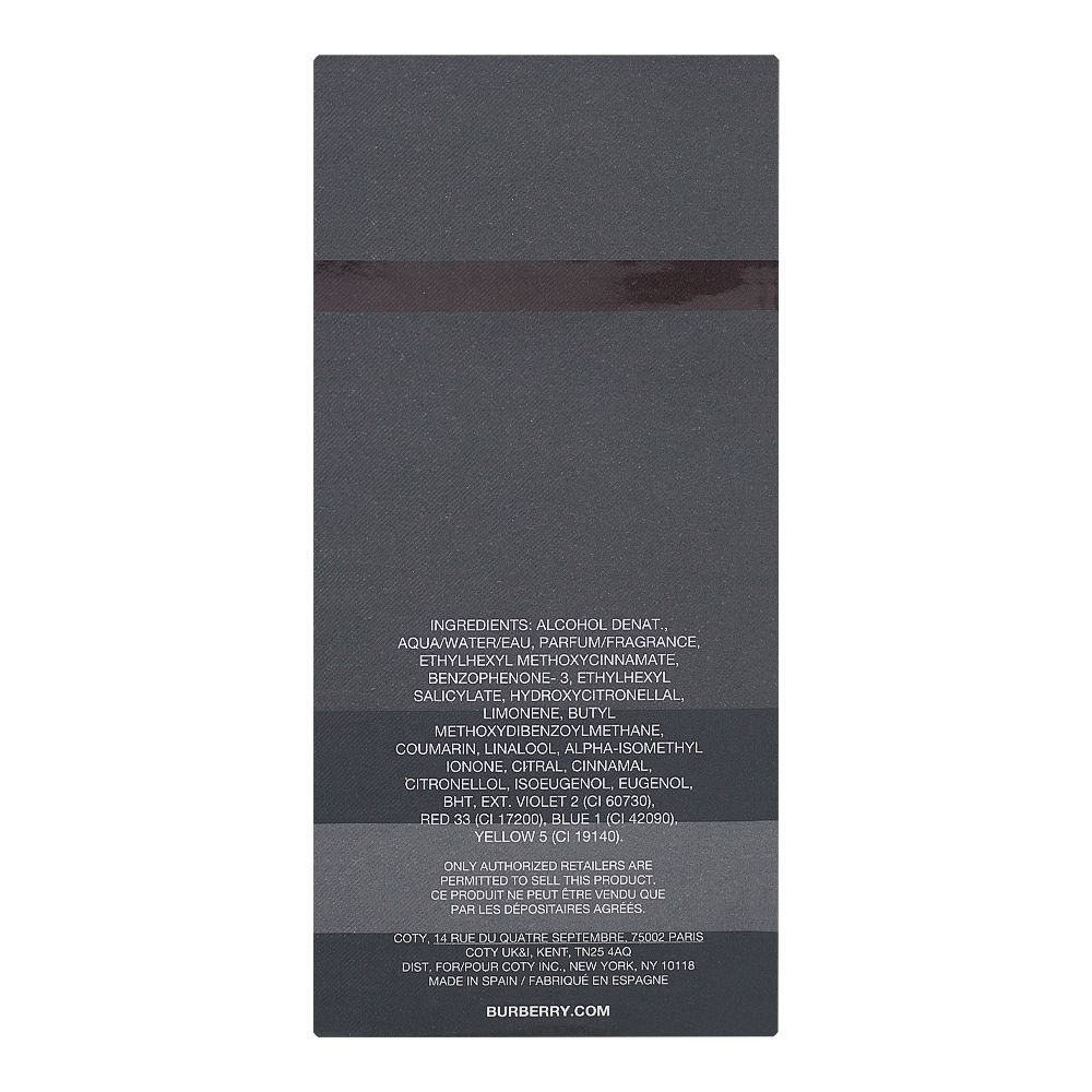 Burberry Touch, Eau De Toilette, For Men, 100ml - Image 3