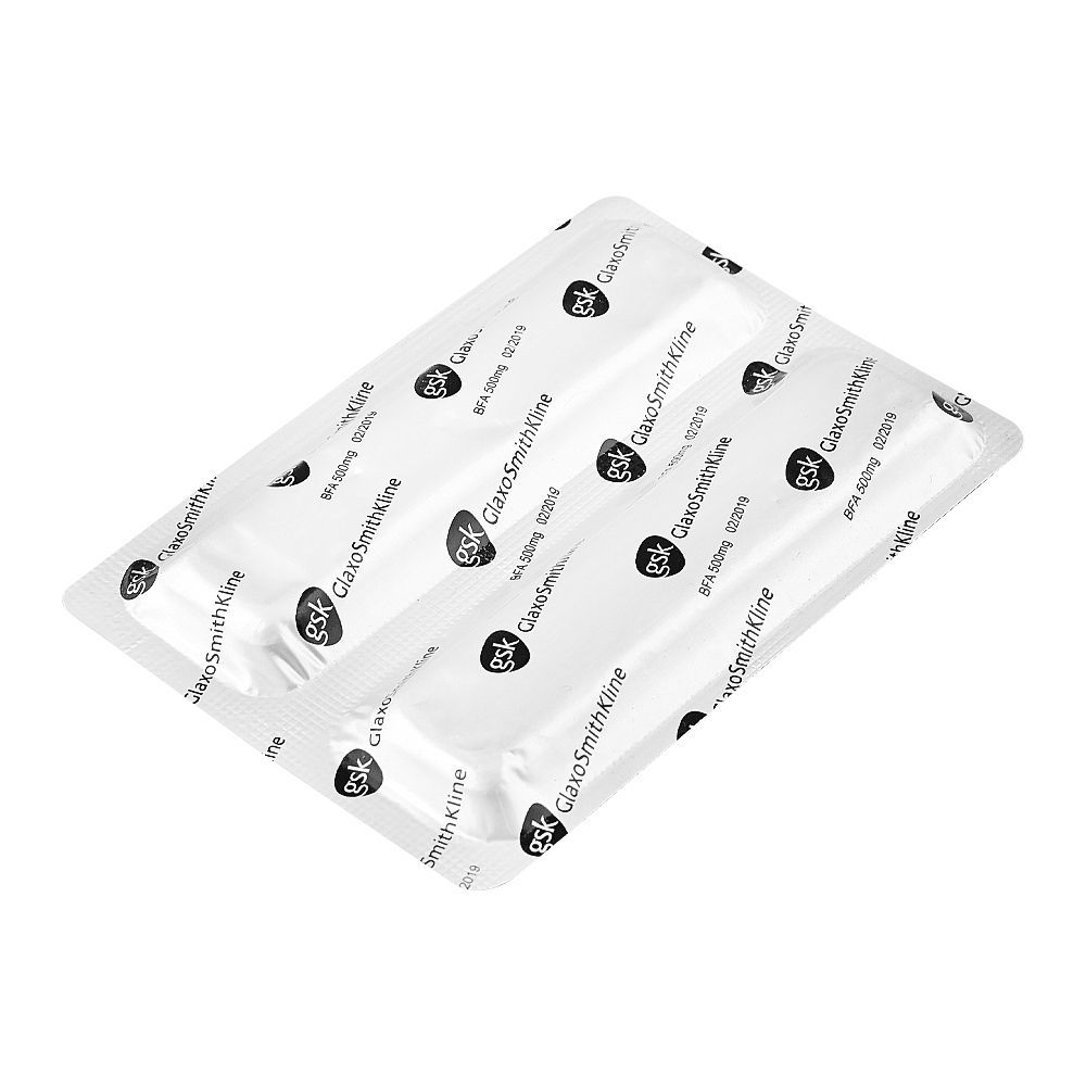 GSK Ampiclox Capsule, 500mg, 1-Strip - Main Image