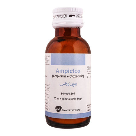 GSK Ampiclox Neonatal Oral Drops, 90mg/0.6ml, 20ml - Main Image