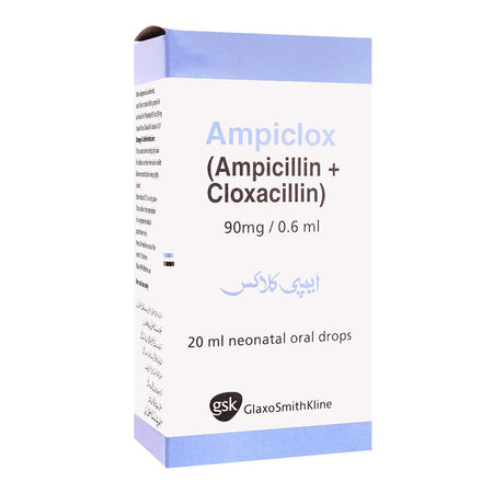 GSK Ampiclox Neonatal Oral Drops, 90mg/0.6ml, 20ml - Image 2