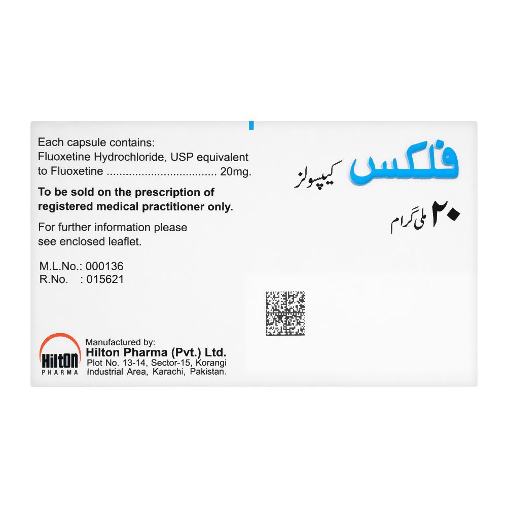 Hilton Pharma Flux Capsule, 20mg, 14-Pack - Image 2