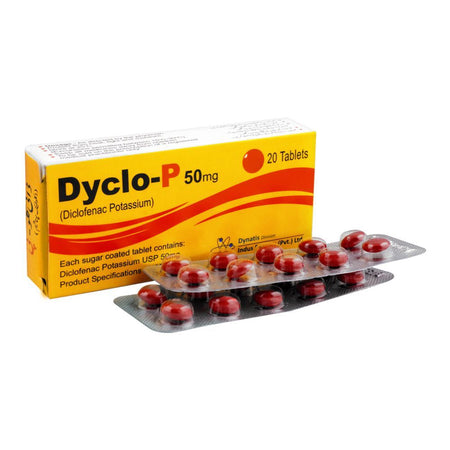 Indus Pharma Dyclo-P Tablet, 50mg, 20-Pack - Main Image