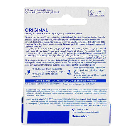 Labello Original Caring Lip Balm, 4.8g - Image 3