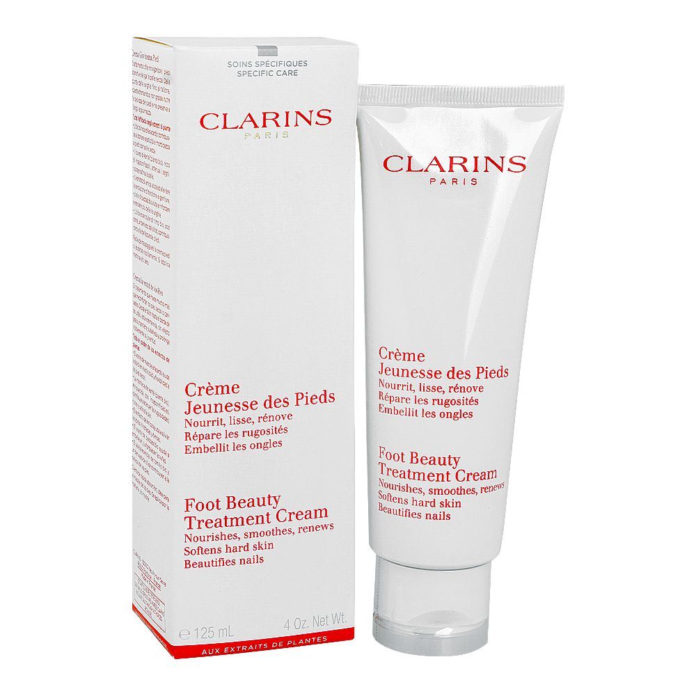 Clarins Paris Foot Beauty Moisturizing Treatment Cream, 125ml - Main Image