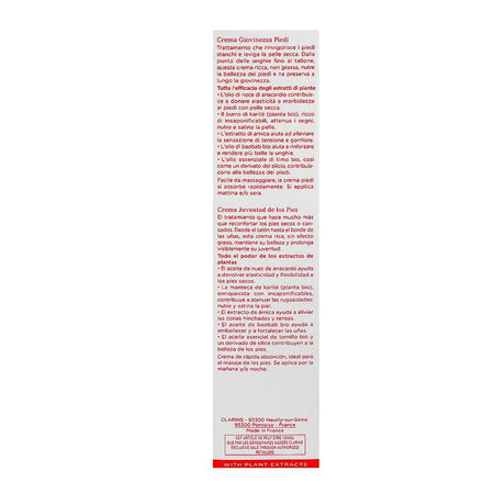 Clarins Paris Foot Beauty Moisturizing Treatment Cream, 125ml - Image 3