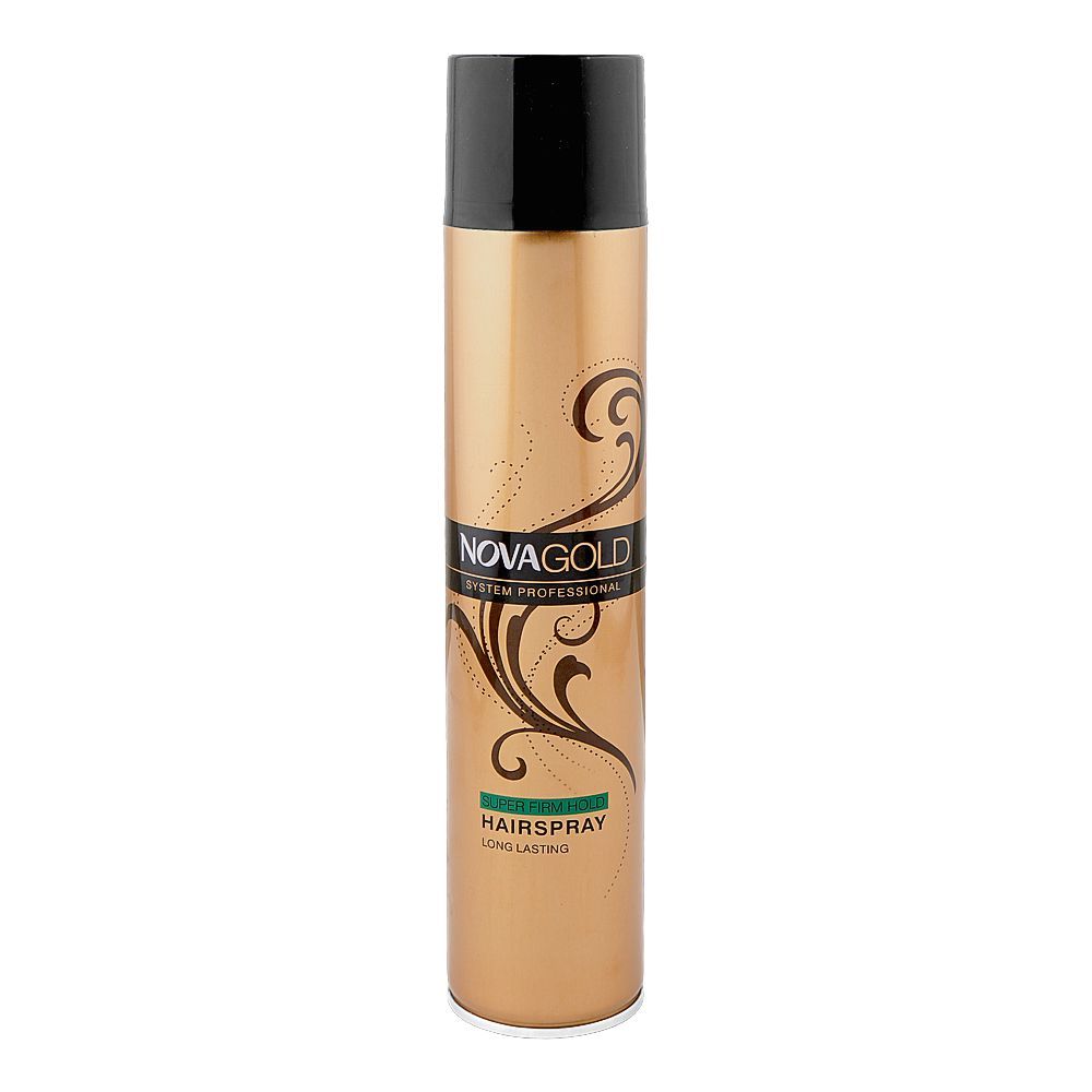 Nova Gold Super Firm Hold Hair Spray, 400ml - Main Image