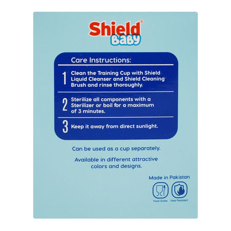 Shield Baby Classic Hard Spout Training Cup, For 12+ Months, 180ml, Assorted Colour - Image 6