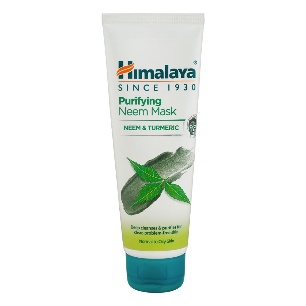 Himalaya Neem & Turmeric Purifying Face Mask, For Normal to Oily Skin, 75ml - Main Image