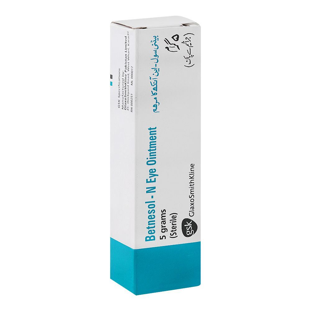 GSK Betnesol N Eye Ointment Cream, 5g - Main Image