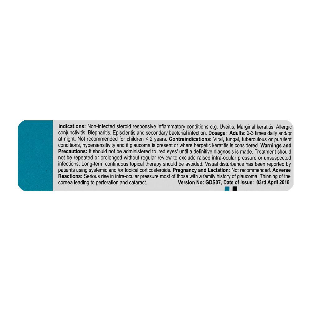 GSK Betnesol N Eye Ointment Cream, 5g - Image 2